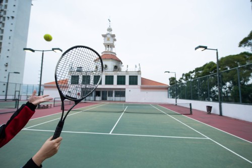 Tennis Court:Two standard hard courts